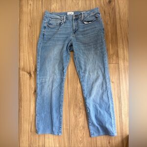 Frame Denim L’Homme Slim Fit Light Wash Jeans Size 34X28 Designer Classic men’s